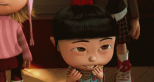 agnes,despicable me,cute,disney,laughing,giggle