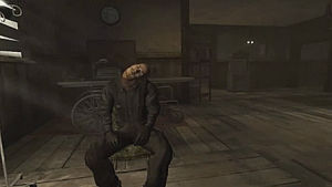 fallout new vegas,glitch,creepy,scary,bug,doc,exorcism,nightmares,possesed,goodspring,aint that a kick in the head,disturb