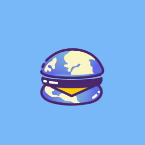floating,burger,planet,food,space,earth,glas 2017