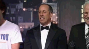 seinfeld,jerry seinfeld,television,celebs,late night,david letterman,letterman,late show,thanksdave,julia louis dreyfus