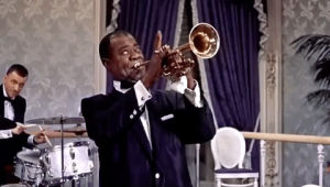 jazz,louis armstrong,trumpet,horn,musician,classic film,high society