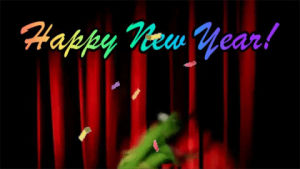 happy new year,new year,kermit