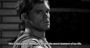 dexter,black and white,tv show