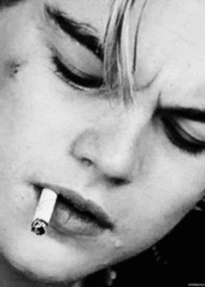 leonardo dicaprio,cigarettes,young hollywood