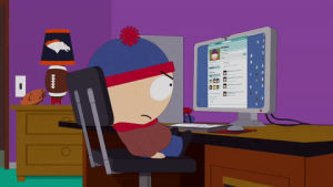 angry,stan marsh,mad,computer,lazy,sitting