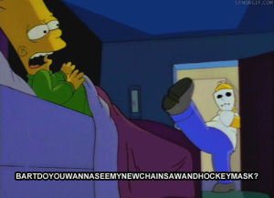 homer simpson,simpsons,scared,bart,screaming