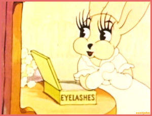 eyelashes,vintage,animation