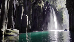 cinemagraph,waterfall,japan