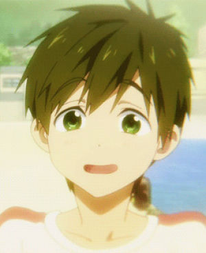 makoto,free,anime,smile,laugh,kid,risa,sonrisa,green eyes,nio
