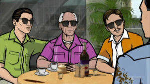 honey pot,archer,charles and rudy,sarcastic bitch