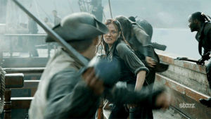 anne bonny,tv,season 3,angry,fight,mad,starz,pirate,black sails,clara paget,03x10