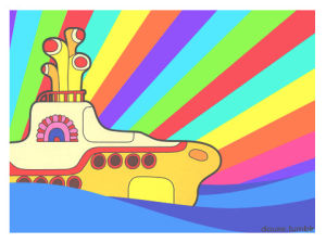 the beatles,yellow submarine,rainbow,i think this works