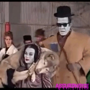 herman munster,the munsters,absurdnoise,60s movies,lily munster,munsters go home