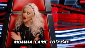 tv,music,television,celebs,nbc,the voice,christina aguilera,xtina,dont mess with momma