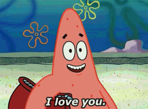 patrick,spongebob,spongebob squarepants,love you,love,amor,awkward,i love you,love ya,luv you,luv ya