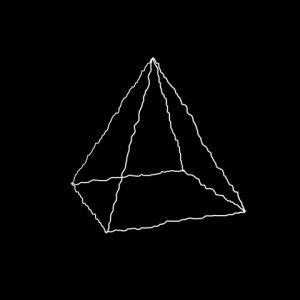 vibrate,triangle,vibration,pyramid,space,shape