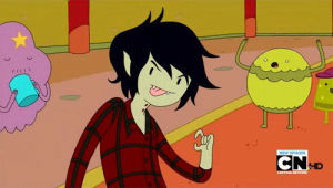 candy kingdom,fionna and cake,marceline,marshall lee,adventure time,finn and jake,hell sign,rock sing