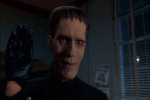 waving,the addams family,lurch