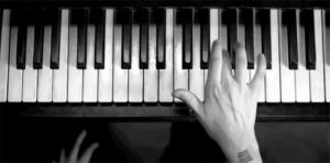 piano,black and white,tattoo,black and grey