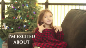 excited,sign language,christmas,asl,asl nook,gift