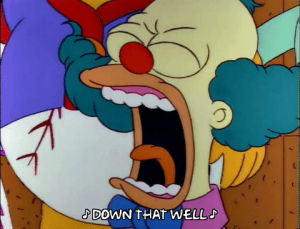 season 3,episode 13,singing,krusty the clown,loud,3x13,baseball game,kristy the clown