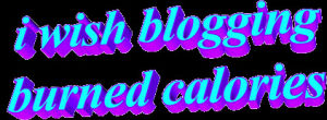 transparent,animatedtext,internet,online,burn,blogging,sunfleuria,i wish blogging burned calories