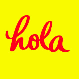 hola,spanish,espanol,hi,lettering,dmitterhofer,hello,greetings,denyse mitterhofer,cursive