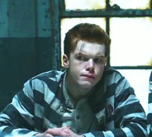 jerome valeska,gotham,gotham spoilers,cameron monaghan,hes so cute,things i made,its not fair,and i just had to make these,stop it cam,i just watched the episode