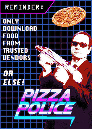 retrowave,cybeunk,tommy lee jones,pizza police