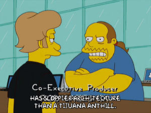 episode 7,angry,season 20,annoyed,comic book guy,20x07,arms crossed,surly