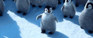 baby,cute,film,penguin,movie,sweet,happy feet,chick,dance,adorable