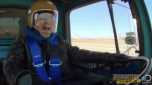 tv,funny,happy,television,comedy,science,laughing,entertainment,epic,reality tv,drive,truck,discovery,experiment,discovery channel,mythbusters,adam savage