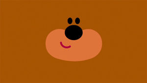 hey duggee,duggee,wink,happy,dog,excited,whistling