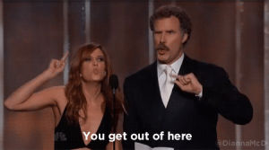 get out of here,will ferrell,snl,saturday night live,amy poehler,kristen wiig,tina fey,golden globes,diannamcd,improv,most popular,presenters