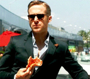 pizza,ryan gosling,crazy stupid love