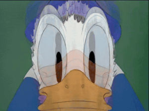 donald duck,watching,40s,disney,vintage,what,cartoon network,1940s,shaking,1941,a good time for a dime