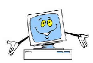 computers,computer screen,library,transparent,animation,happy,smiling,parts