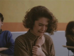 twin peaks,reaction,crying,donna hayward,dear lord help me
