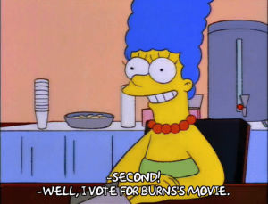 season 6,marge simpson,krusty the clown,episode 18,mayor quimby,6x18