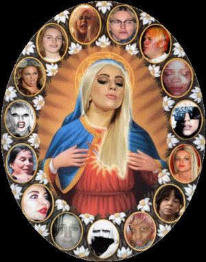 transparent,queen,music,lady gaga,royalty,mother monster,bow down,kgirlsquad