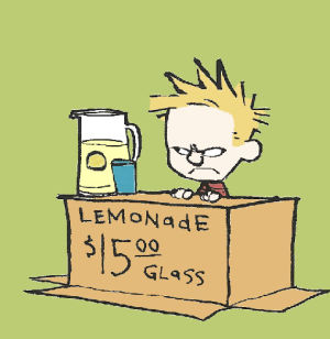 calvin and hobbes,lemonade,comics,mad,grumpy