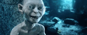 gollum,loser,no friends,reaction,the lord of the rings,response,you are gollum
