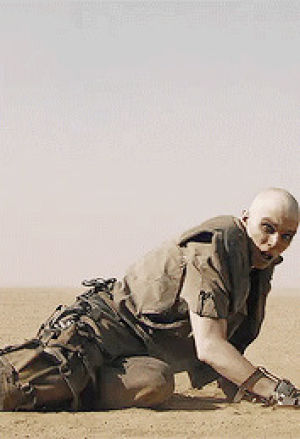 nicholas hoult,mad max fury road,historic,nux,madmax,bend over