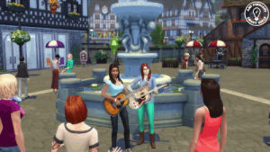the sims 4,music,video games,guitar,sims,sgatp,thesims4,smart girl,amy poehlers smart girls