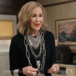Moira rose schitts creek GIF - Find on GIFER