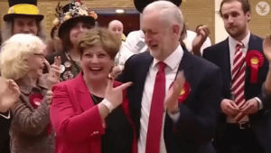 corbyn,worst high five ever,high five