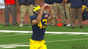 university of michigan,michigan football,the look of mortification on his face,juke