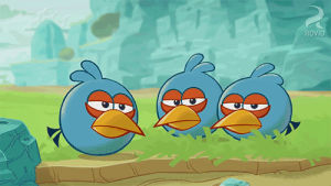 angrybirds,blues,angry birds,bored,le sigh,tired,sigh,eye roll,lame,sighing