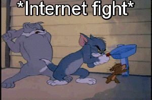 funny,internet fight,internet,animations,cartoons comics