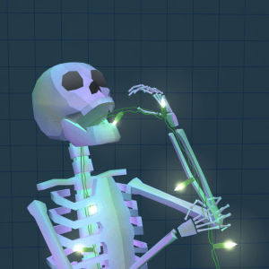 xmas,string lights,skeleton,christmas lights,party trick